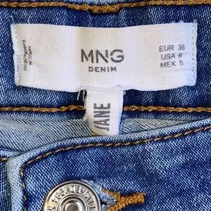 Mango Jeans Mango Denim Jane Stretch Skinny Blue Jeans Size - Main Image
